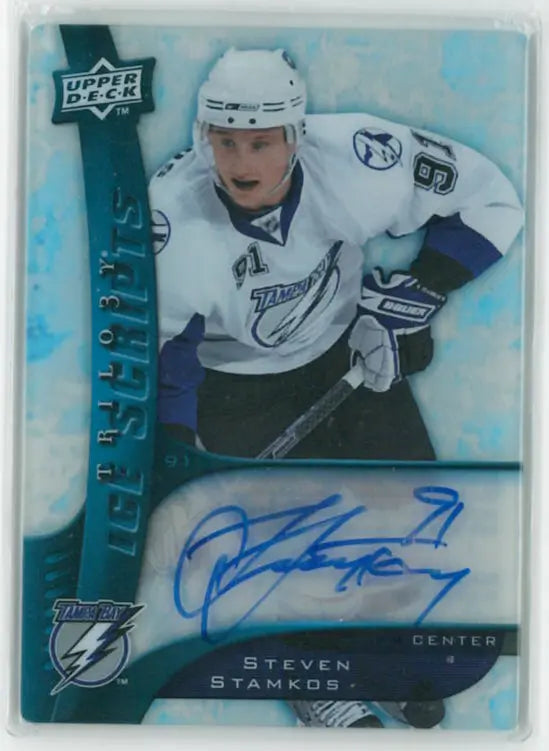 2009-10 Upper Deck Trilogy Ice Scripts Autograph Steven Stamkos Auto 