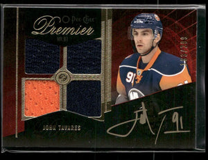 2009 O-Pee-Chee Premier Quad Rookie Patch Auto John Tavares /299 