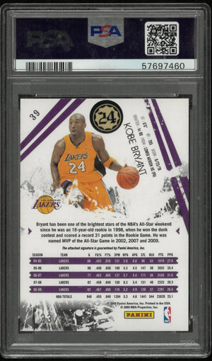 2009 Panini Rookies & Stars Kobe Bryant Longevity Signatures Auto PSA 9 