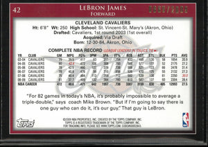 2009 Topps NBA LeBron James /2009 