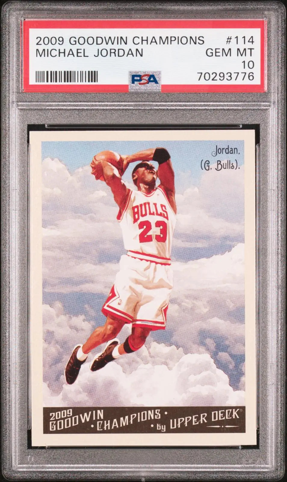 2009 Upper Deck Basketball Goodwin Champions Michael Jordan PSA 10 