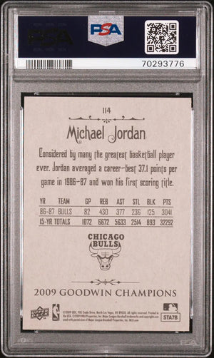 2009 Upper Deck Basketball Goodwin Champions Michael Jordan PSA 10 