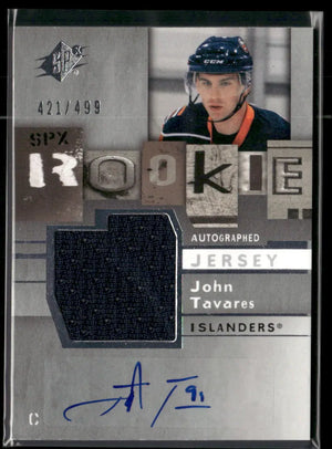 2009 Upper Deck SPx Hockey Rookie Patch Auto John Tavares /499 