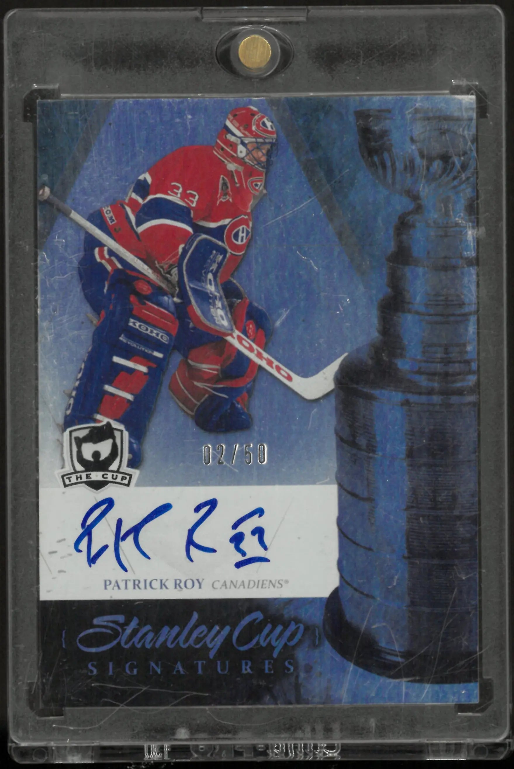2010-11 Upper Deck The Cup Stanley Cup Signatures Auto Patrick Roy Autograph /50 