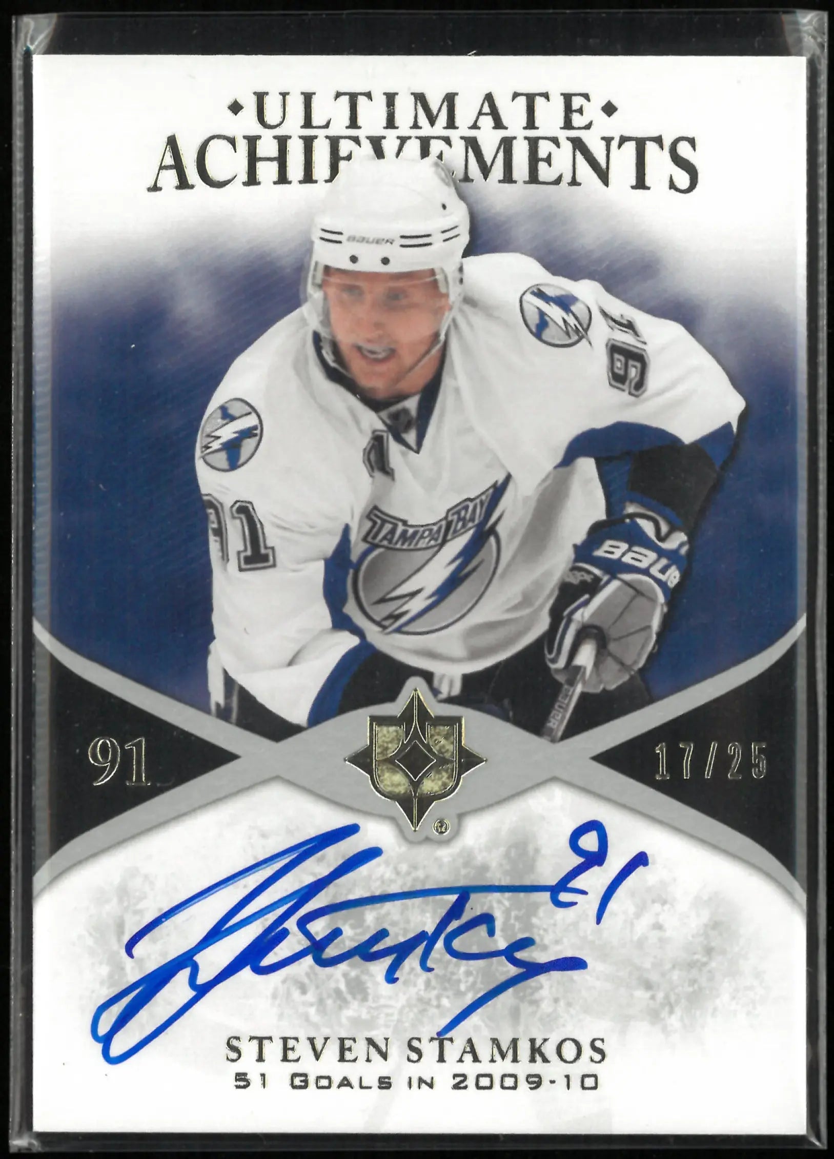 2010-11 Upper Deck Ultimate Achievements Autograph Steven Stamkos Auto /25 