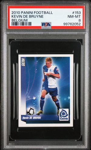 2010 Panini Football Belgium Kevin De Bruyne PSA 8 