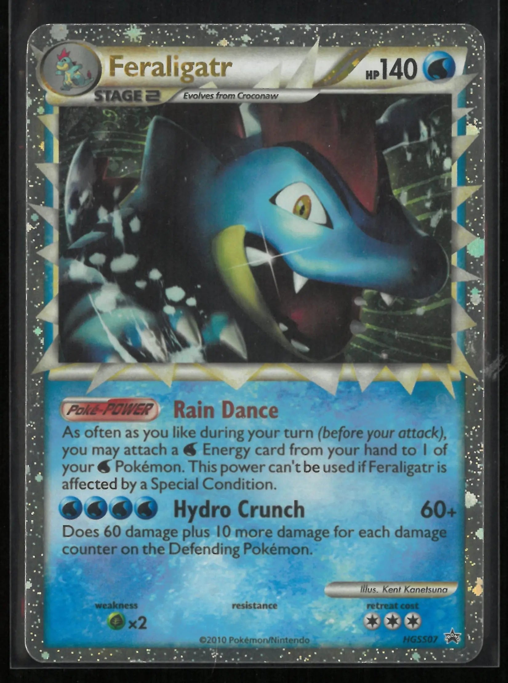 2010 Pokemon HGSS Promos Holo Rare Prime Feraligatr HGSS07 