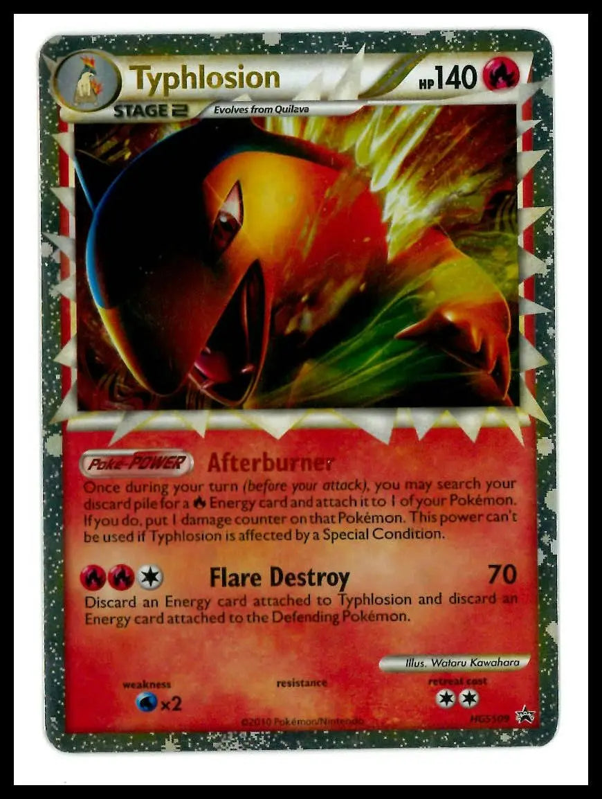 2010 Pokemon HGSS Promos Typhlosion Prime HGSS09 LP 