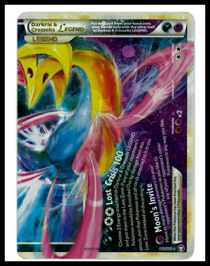 2010 Pokemon Triumphant Darkrai & Cresselia Legend Bottom 100/102 LP 
