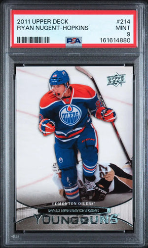 2011-12 Upper Deck Series 1 Rookie Young Guns Ryan Nugent-Hopkins RC PSA 9 