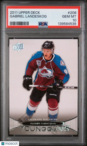 2011-12  Upper Deck Series One Gabriel Landeskog Young Guns RC Rookie PSA 10 