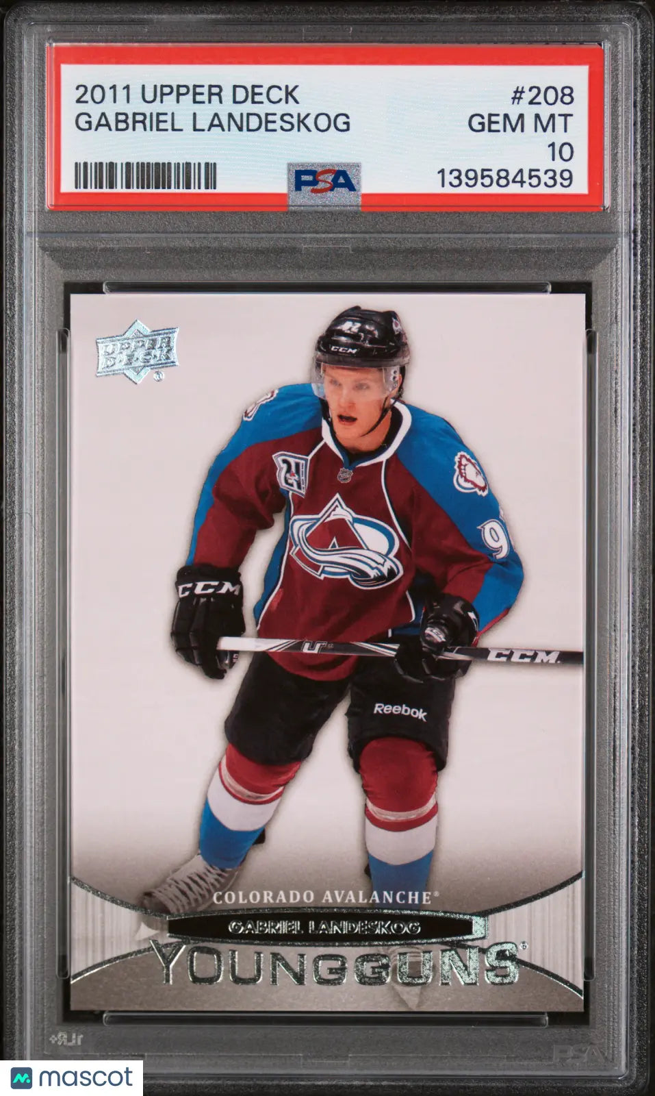 2011-12  Upper Deck Series One Gabriel Landeskog Young Guns RC Rookie PSA 10 