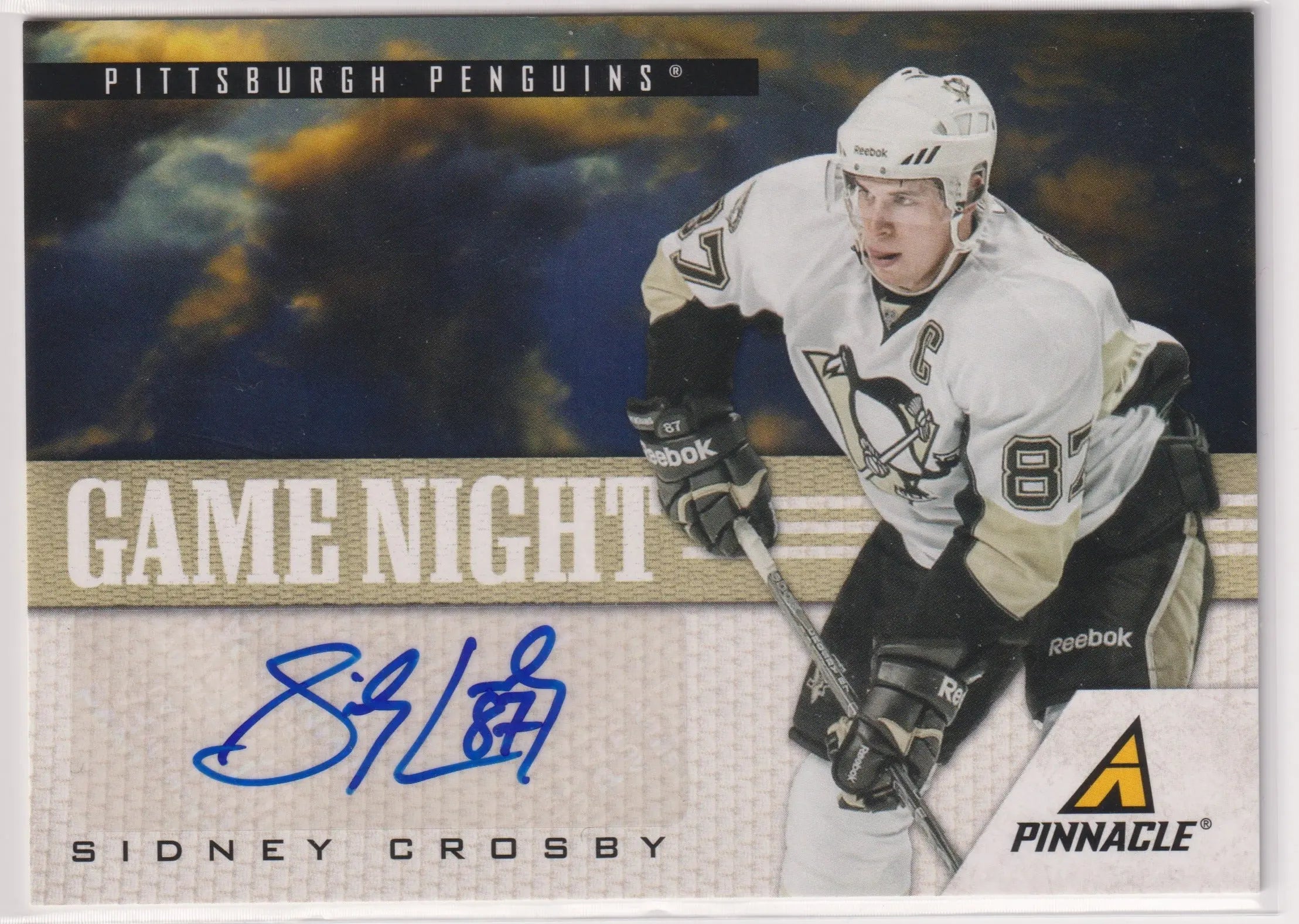 2011 Panini Game Night Autograph Sidney Crosby Auto 