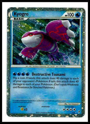 2011 Pokemon Call of Legends Kyogre SL6 HP 