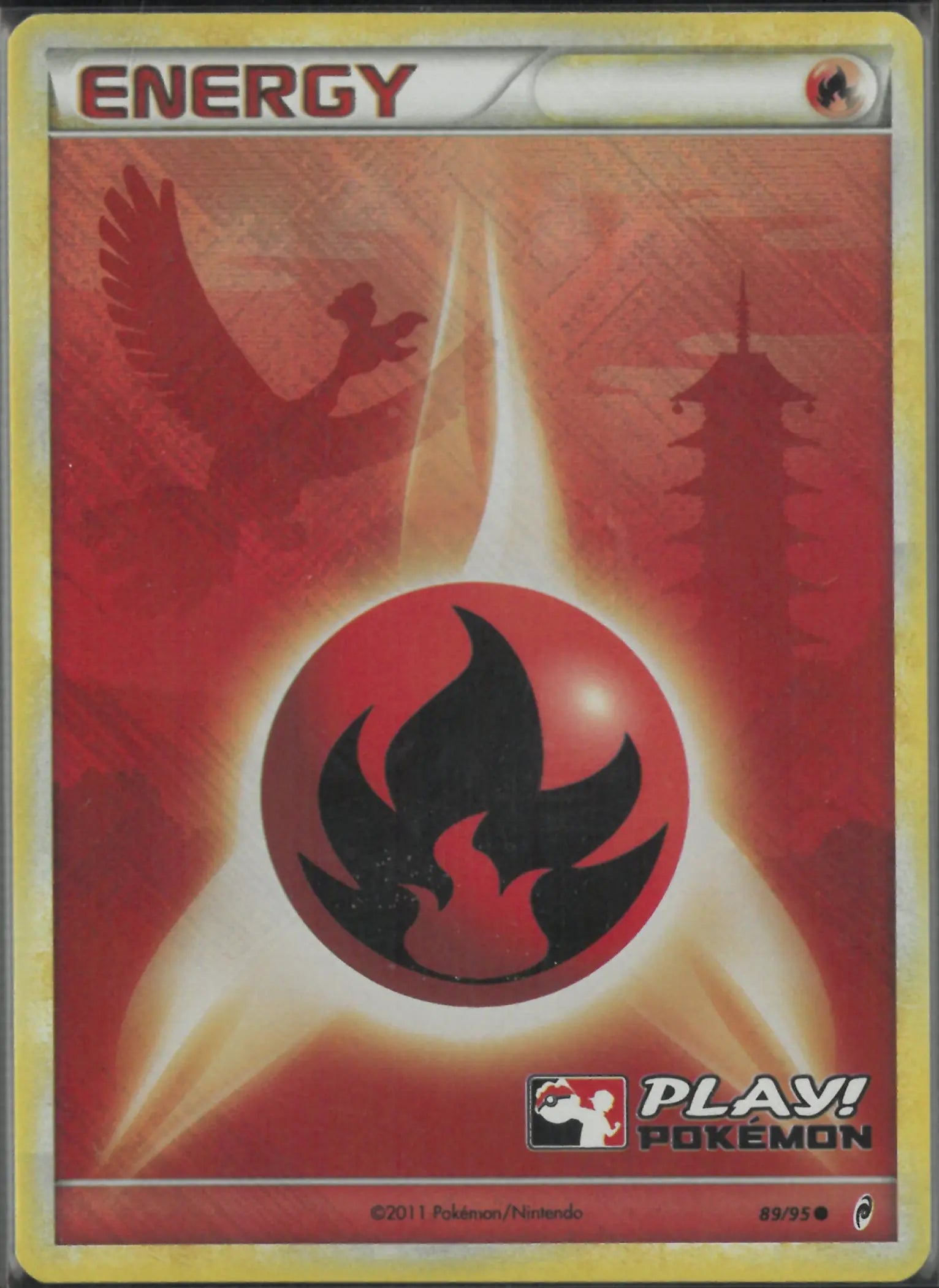 2011 Pokemon League & Championship Cards Fire Energy (Play! Pokemon Promo) 89 