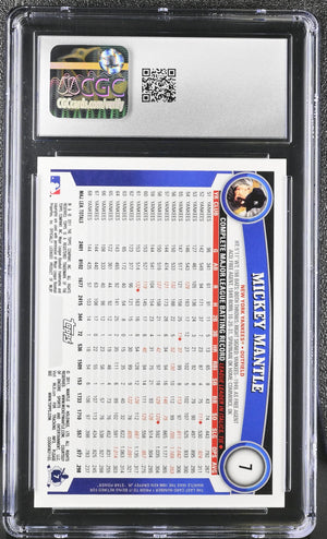 2011 Topps Mickey Mantle #7 CGC 10 