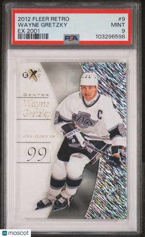 2012 Fleer Retro EX 2001 Wayne Gretzky #9 PSA 9 