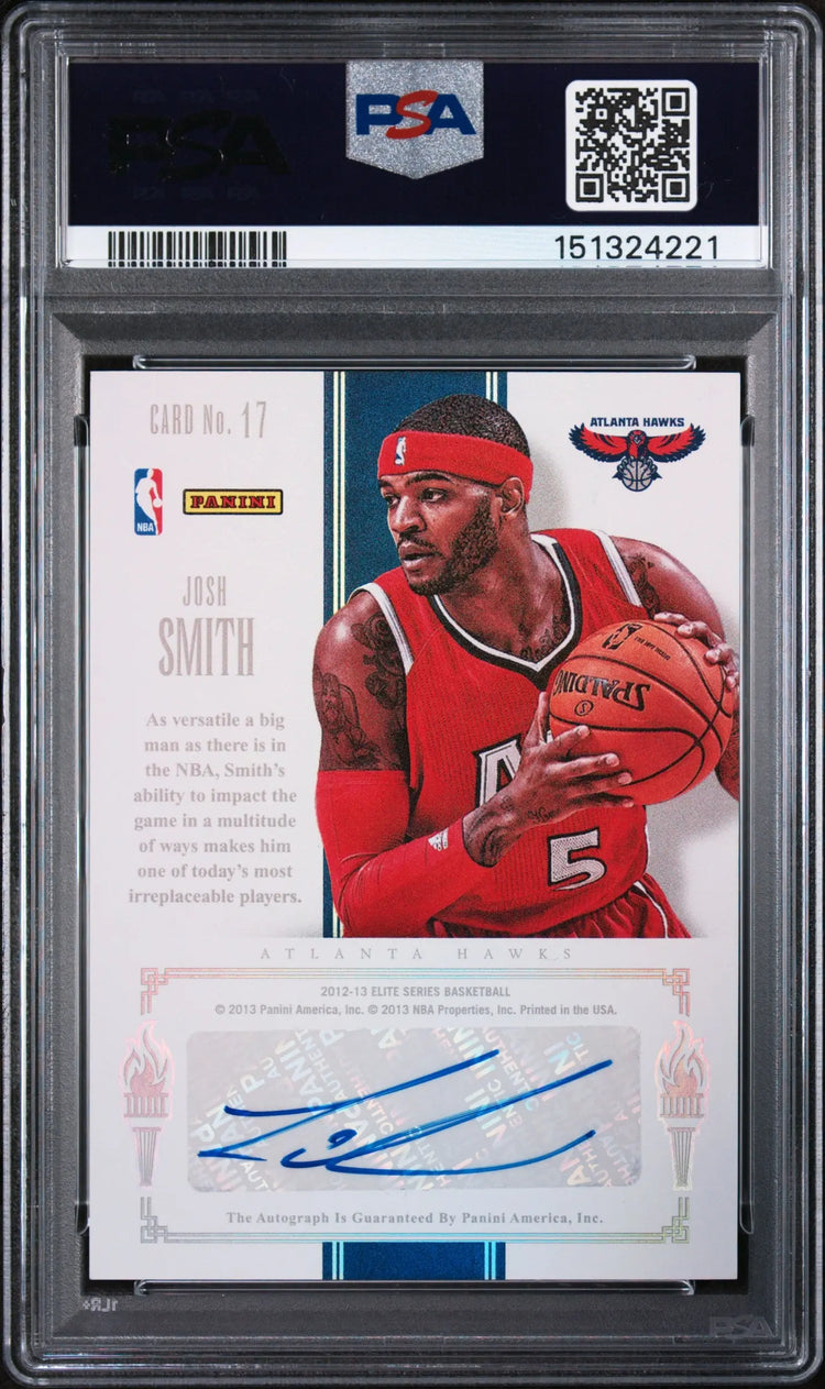 2012 Panini Elite Series Passing The Torch Dual Auto Wilkins Mith #17 /25 PSA 