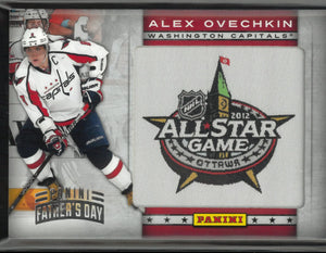 2012 Panini Father's Day All Star Game Patch Alex Ovechkin /5 