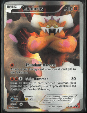 2012 Pokemon Black and White Promos Holo Rare Landorus BW43 