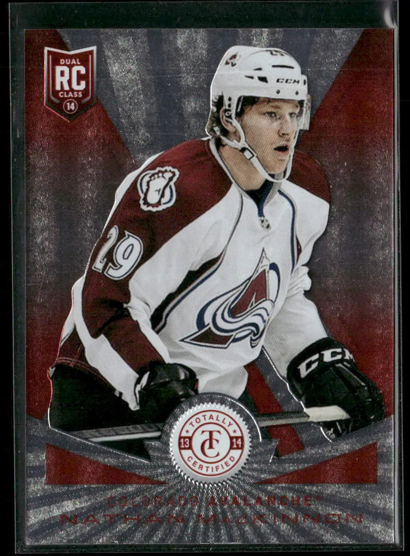 2013-14 Panini Totally Certified Red Rookie Nathan MacKinnon /100 
