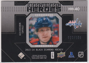 2013-14 Upper Deck Black Diamond Hardware Heroes Alex Ovechkin /100 