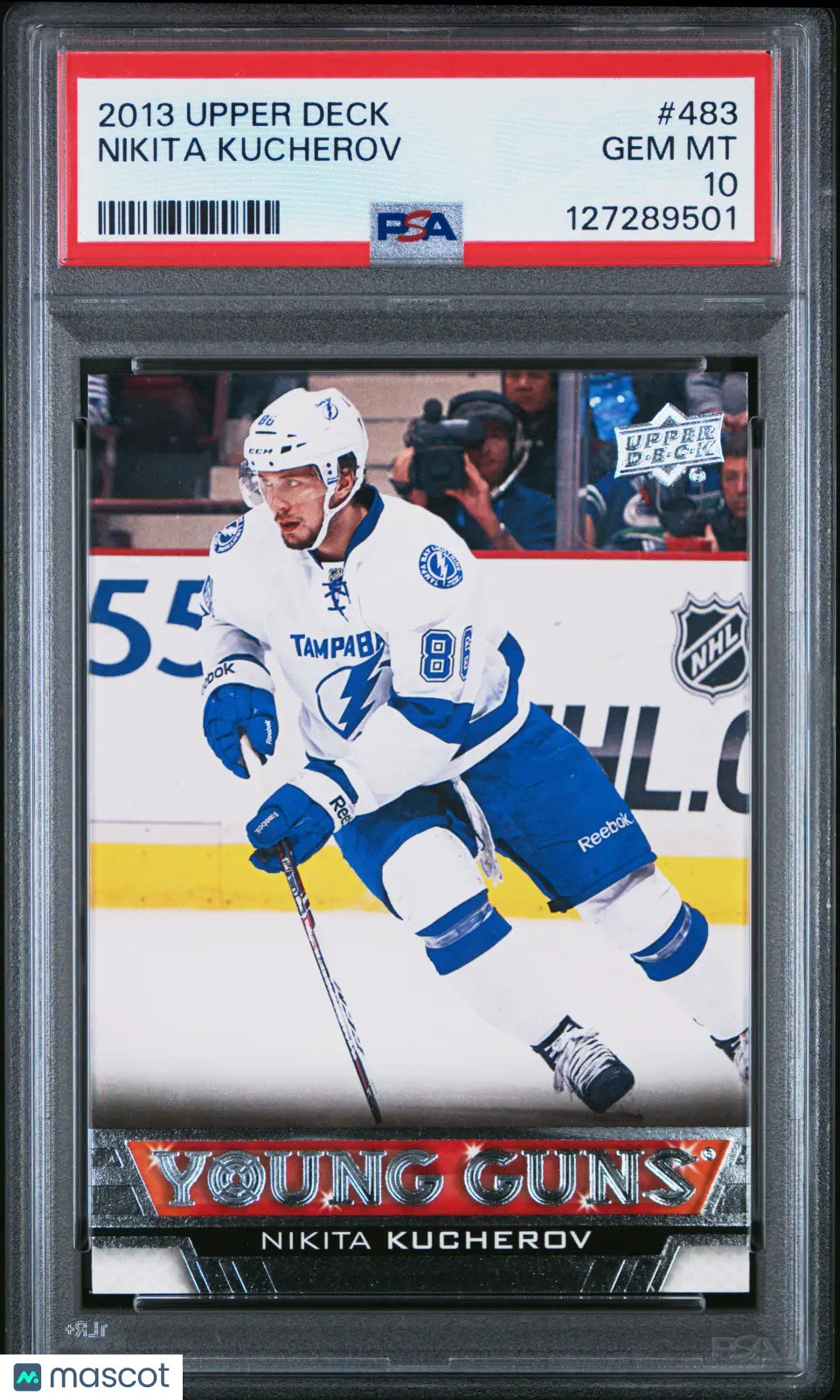 2013-14 Upper Deck Series Two Nikita Kucherov Young Guns RC Rookie #483 PSA 10 
