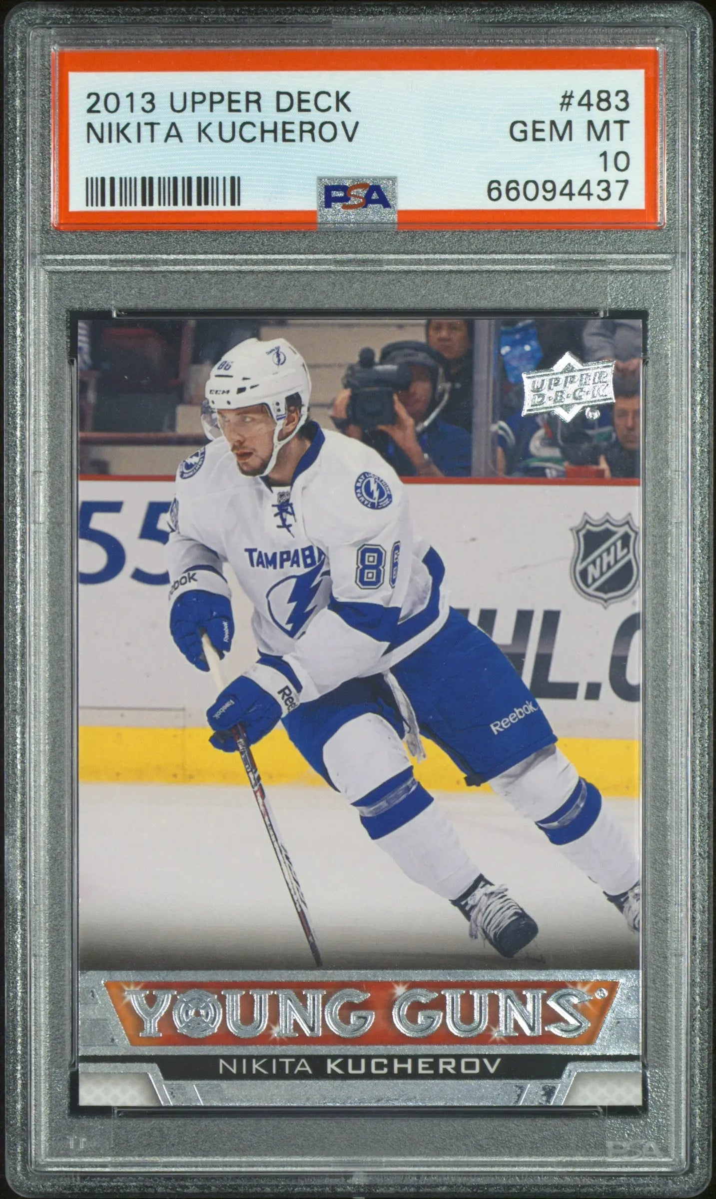 2013-14 Upper Deck Series Two Nikita Kucherov Young Guns RC Rookie #483 PSA 10 
