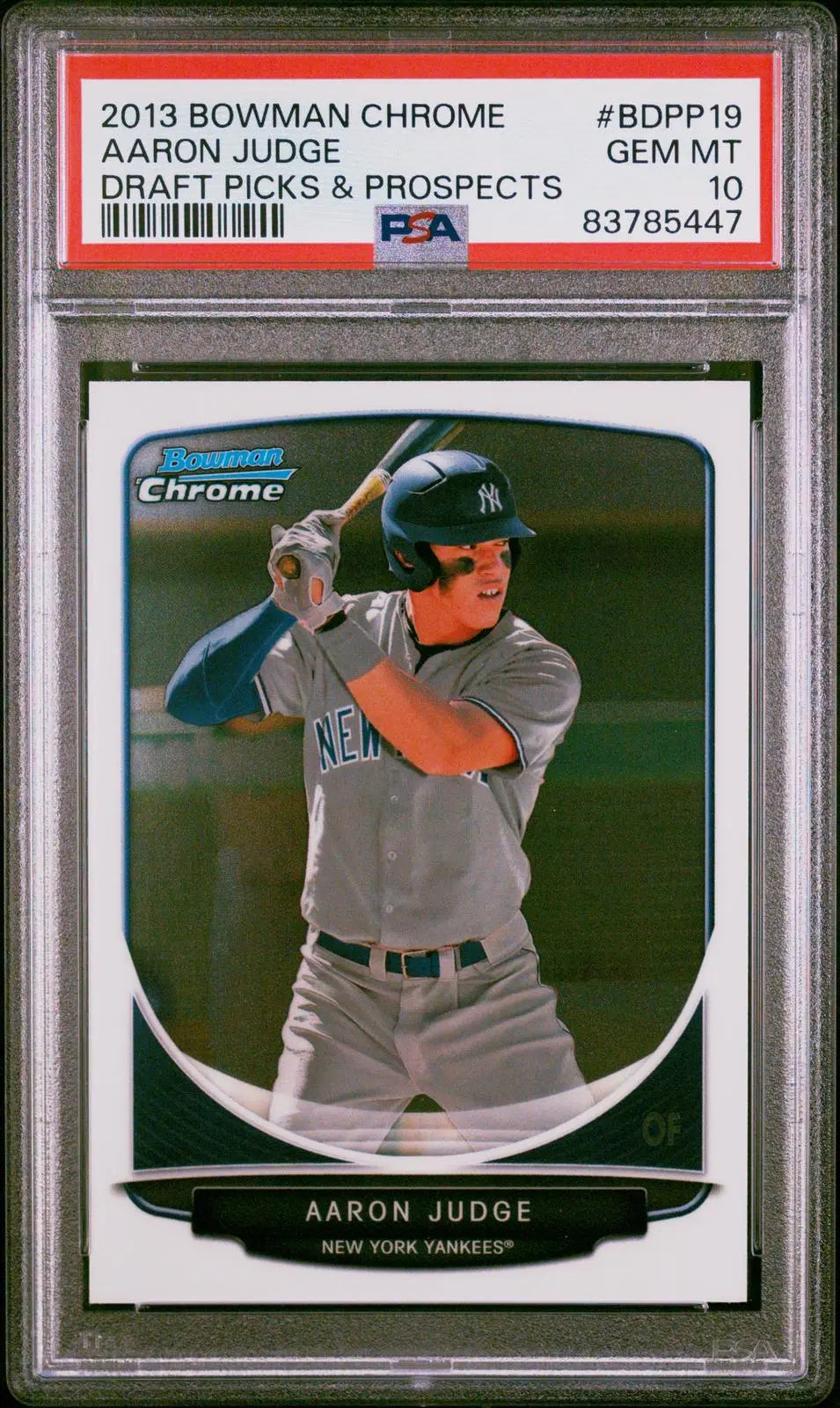 2013 Bowman Chrome Draft Picks & Prospects Aaron Judge PSA 10 