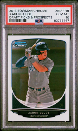 2013 Bowman Chrome Draft Picks & Prospects Aaron Judge PSA 10 