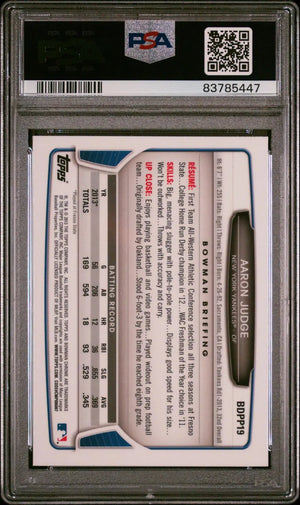 2013 Bowman Chrome Draft Picks & Prospects Aaron Judge PSA 10 