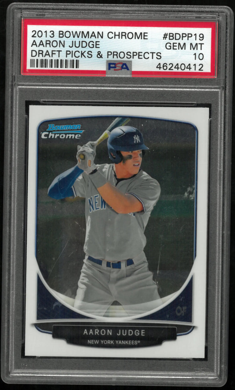 2013 Bowman Chrome Draft Picks & Prospects Aaron Judge RC Rookie PSA 10 