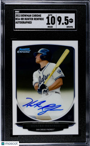 2013 Bowman Chrome Hunter Renfroe Autograph #BCA-HR SGC 9.5 