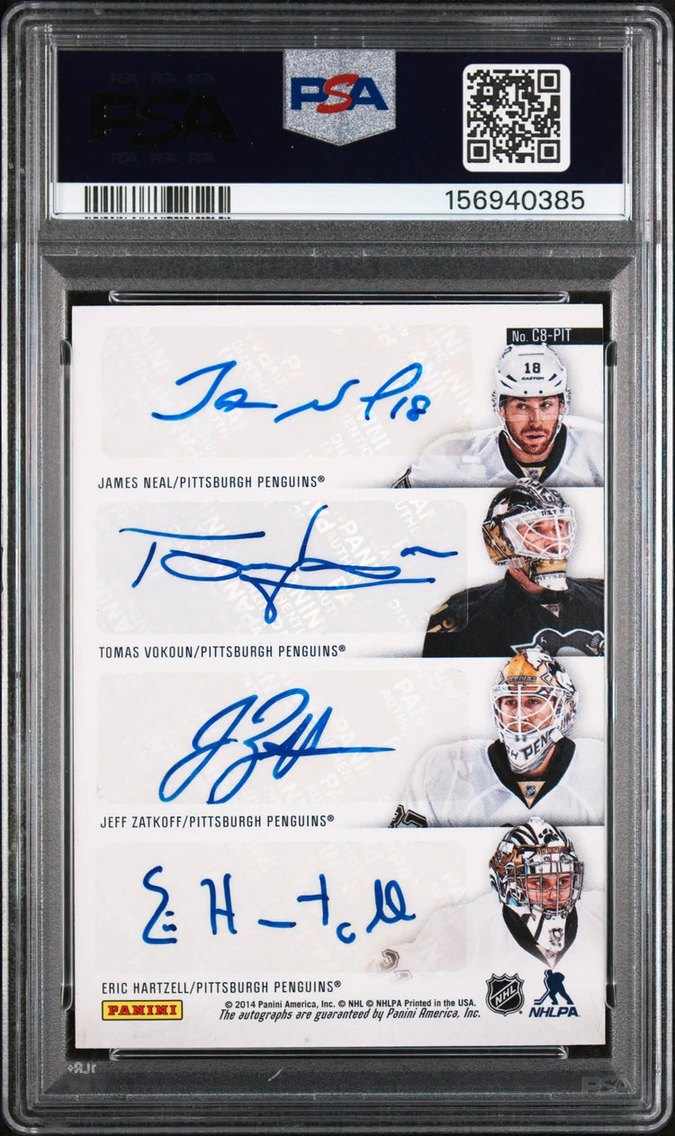 2013 Panini Contenders Eights Autograph Multiplayer Eights Auto PSA Authentic 