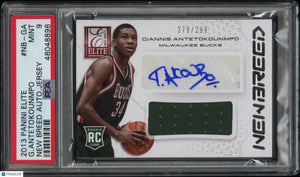 2013 Panini Elite New Breed Auto Jersey G. Antetokounmpo  Rookie /299 PSA 9 
