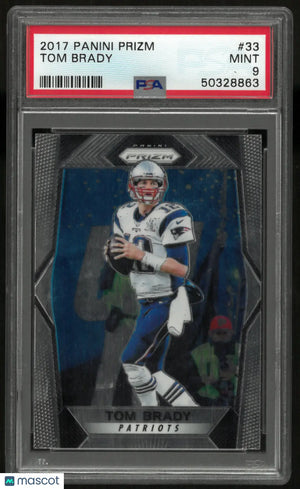 2013 Panini Prizm Football Tom Brady  PSA 9 #33 