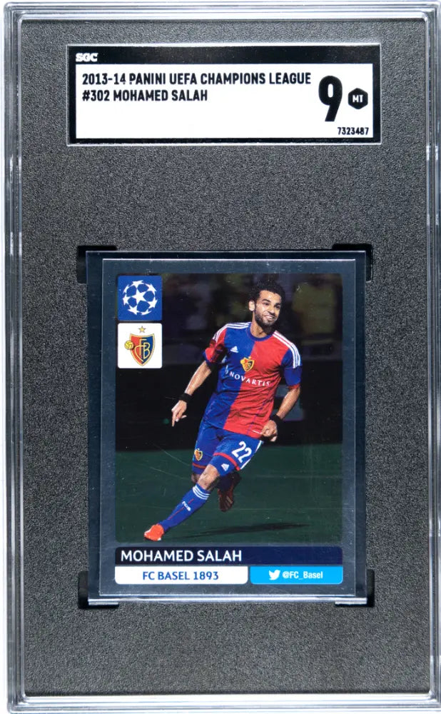 2013 Panini Uefa Champions League Mohamed Salah Sticker SGC 9 