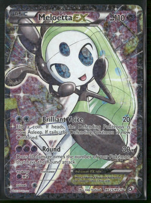 2013 Pokemon Legendary Treasures: Radiant Collections Full Art Meloetta EX RC25/RC25 
