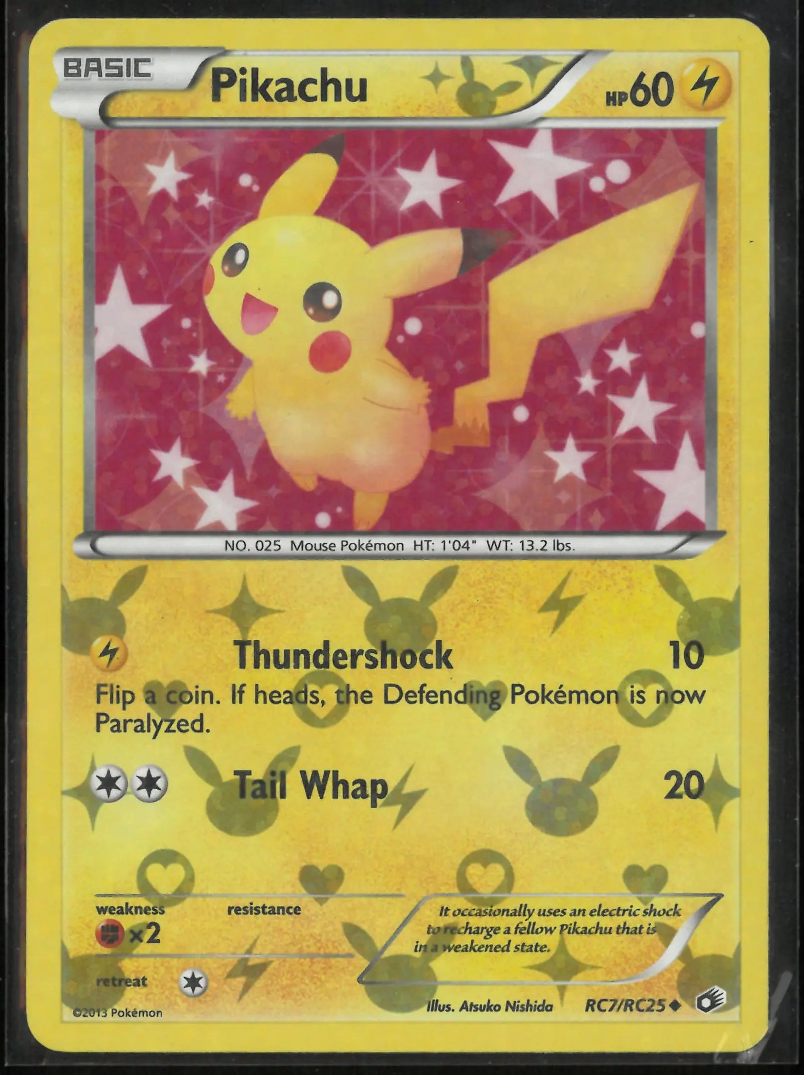 2013 Pokemon Pikachu Legendary Treasures Radiant Collections Uncommon RC7/RC25 