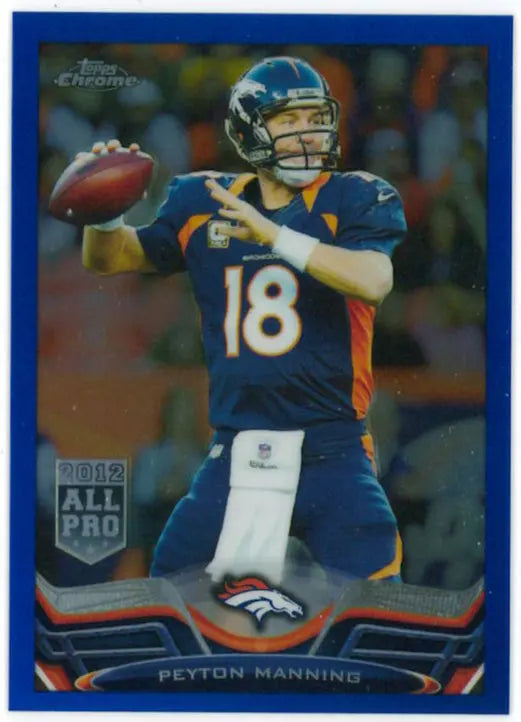 2013 Topps Chrome All Pro Peyton Manning Blue /199 