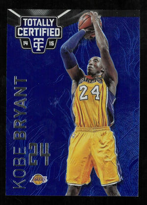 2014-15 Panini Totally Certified Basketball Kobe Bryant Platinum Blue /149 
