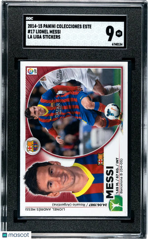 2014 Panini Colecciones Este Lionel Messi #17 La Liga Stickers SGC 9 