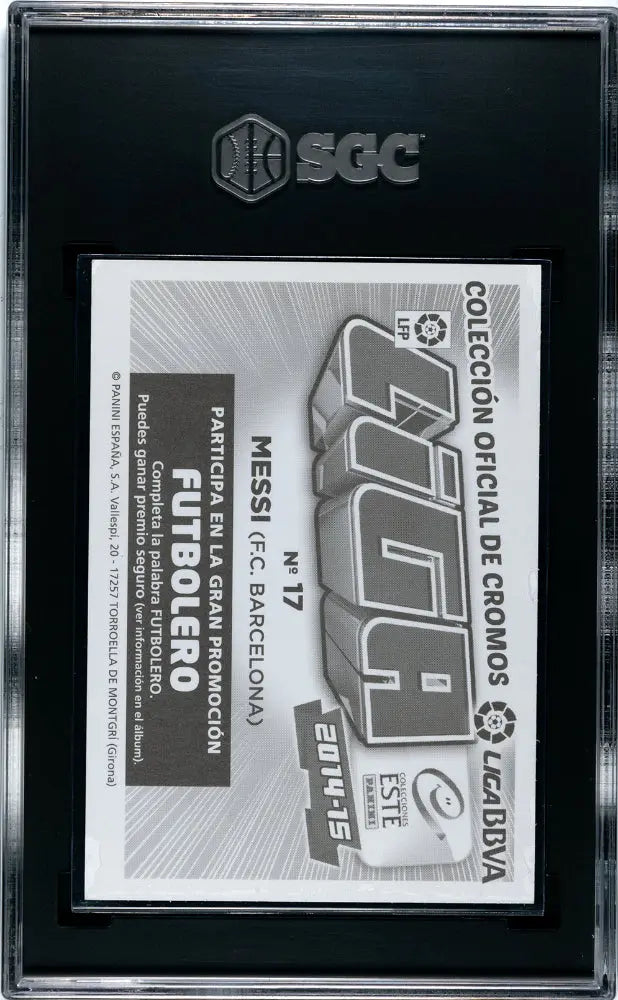 2014 Panini Colecciones Este Lionel Messi #17 La Liga Stickers SGC 9 