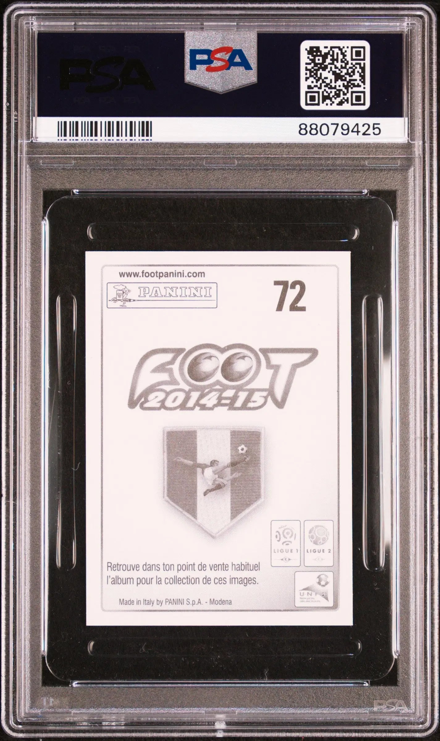 2014 Panini Foot N'golo Kante PSA 9 