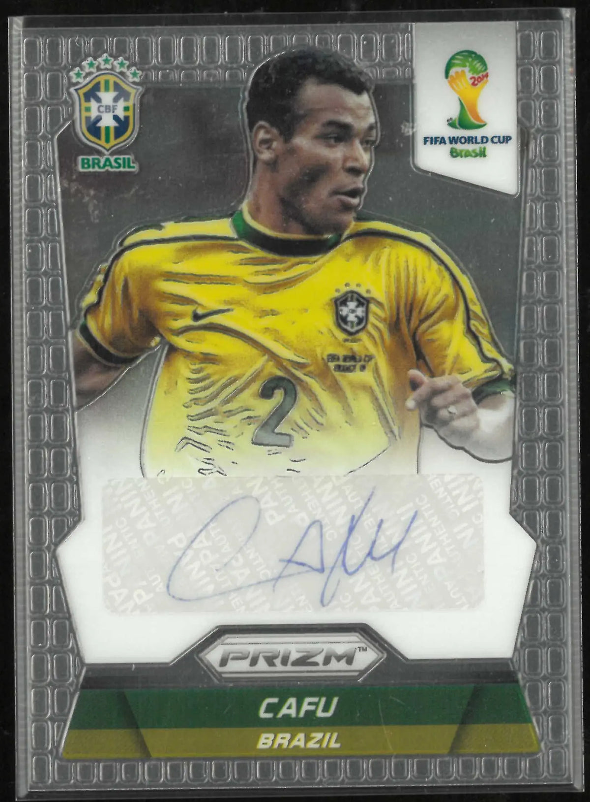 2014 Panini Prizm FIFA World Cup Autograph Cafu Auto 