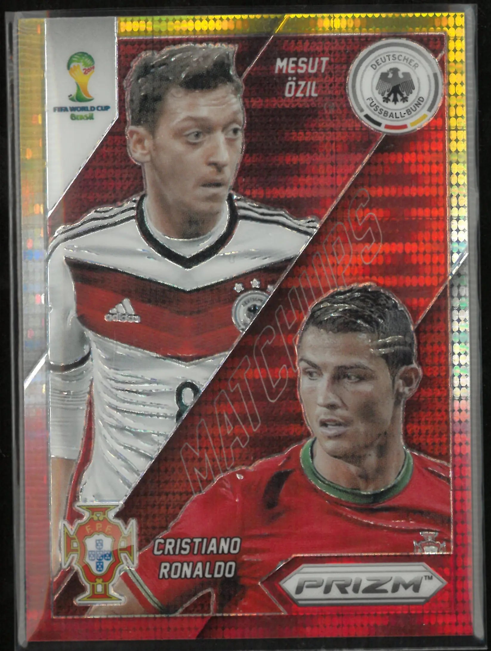2014 Panini Prizm FIFA World Cup Brazil Cristiano Ronaldo/ Mesut Ozil 