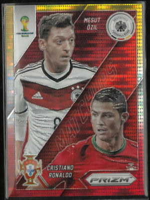2014 Panini Prizm FIFA World Cup Brazil Cristiano Ronaldo/ Mesut Ozil 