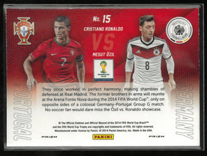 2014 Panini Prizm FIFA World Cup Brazil Cristiano Ronaldo/ Mesut Ozil 