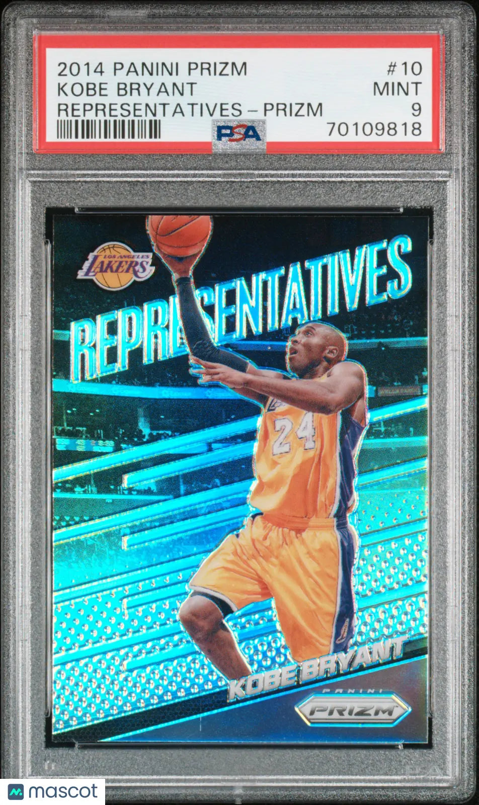 2014 Panini Prizm Representatives Kobe Bryant #10 PSA 9 