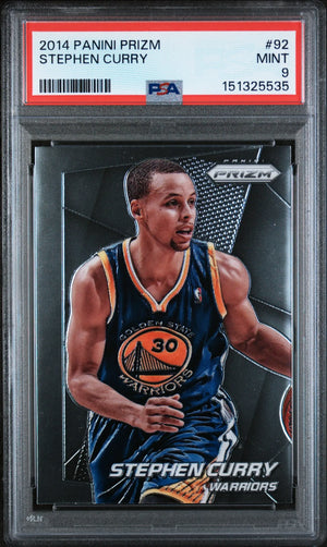 2014 Panini Prizm Stephen Curry PSA 9 